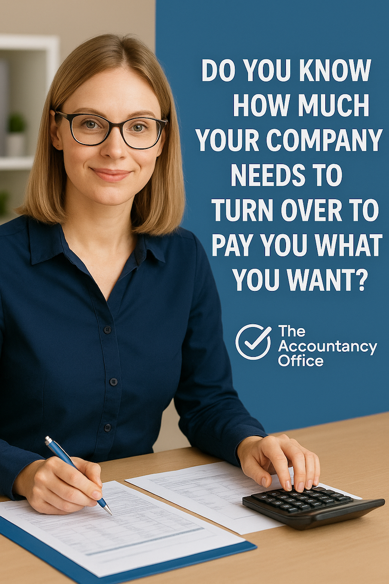 Business Pay- Do You Know How Much Your Company Needs to Turn Over to Pay You What You Want?
